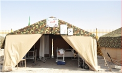 افتتاح بیمارستان صحرایی در هیرمند