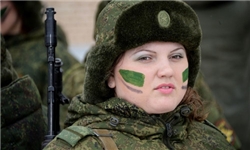 زنان نظامی ارتش روسیه+تصاویر