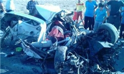 برخورد مرگبار سواری زانتیا با دنا/ مسافران افغانستانی قربانی شدند