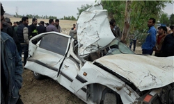 تصادف در محور ایرانشهر-بم 4 کشته برجای گذاشت