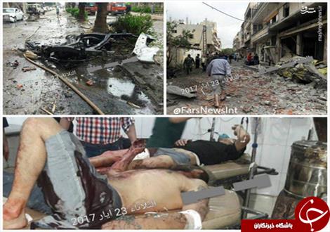  انفجار خونین در حمص سوریه+عکس 