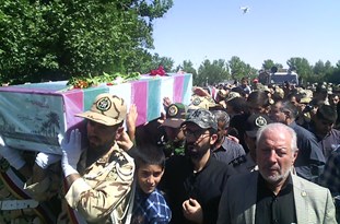 پیکر دو شهید گمنام در شهرستان خاش تشییع می‌شود