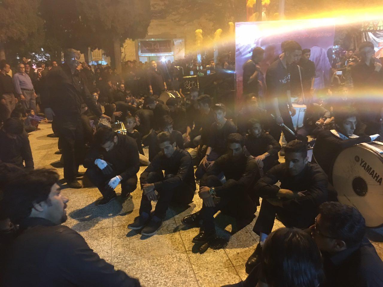 گزارش تصویری/ مراسم شب تاسوعای حسینی در خاش