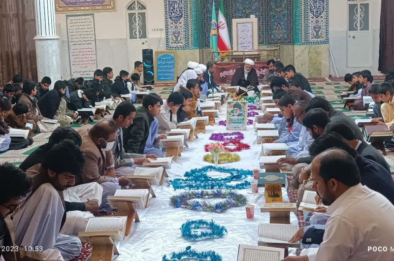 محفل انس با قرآن در مسجد جامع شهرستان خاش برگزار شد