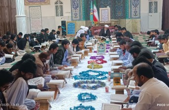 محفل انس با قرآن در مسجد جامع شهرستان خاش برگزار شد