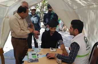 ۵۰۰ نفر از خدمات ویزیت رایگان بهداری نیروی انتظامی خاش بهره مند شدند/ افتتاح ساختمان بهداری ناجا با اعتباری بالغ بر ۵۰ میلیون ریال در خاش