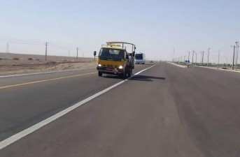اجرای خط‌کشی ۳۰۰ کیلومتر از محورهای مواصلاتی سیستان و بلوچستان